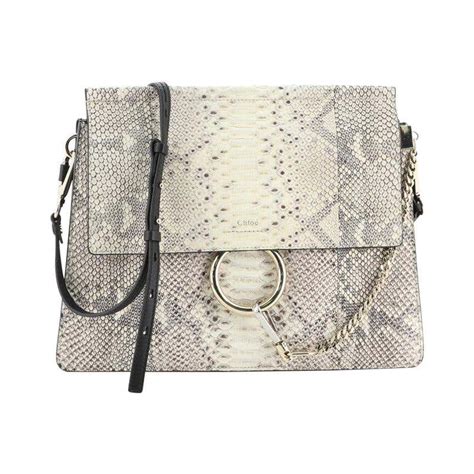 chloe fahey|chloe faye python bag.